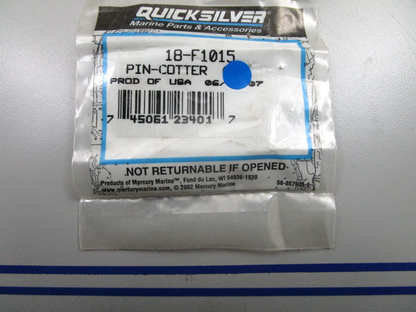 *NEW OEM* (LOT OF 4) 0810 Mercury Quicksilver Cotter Pin 18-F1015