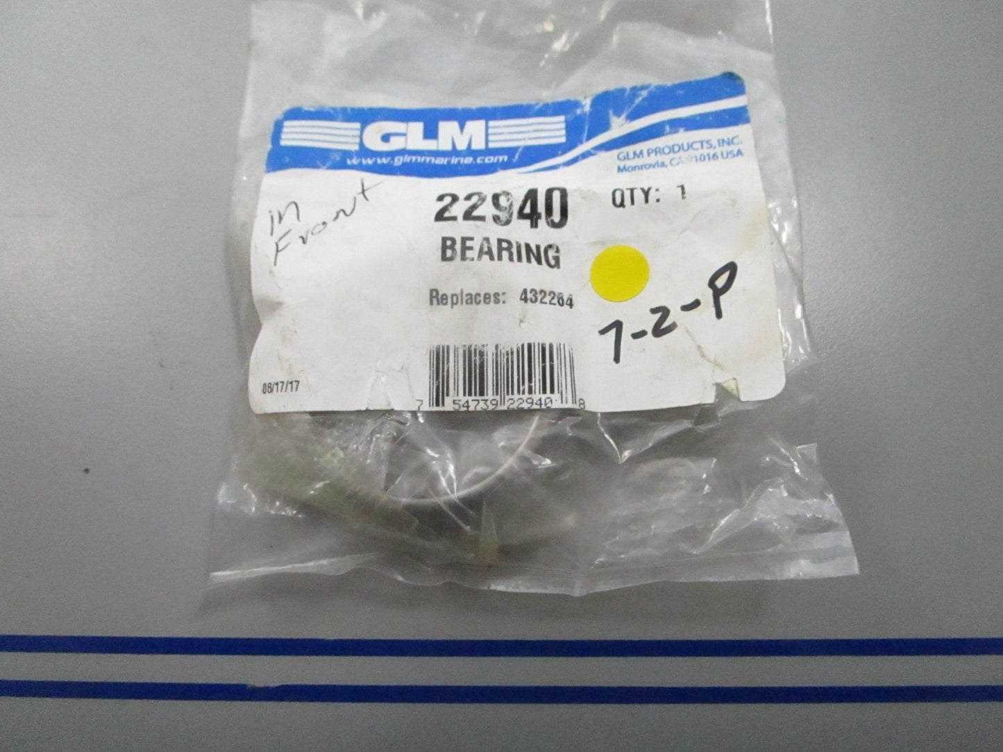*NEW* 0810 GLM Bearing 22940 Replaces: 432264