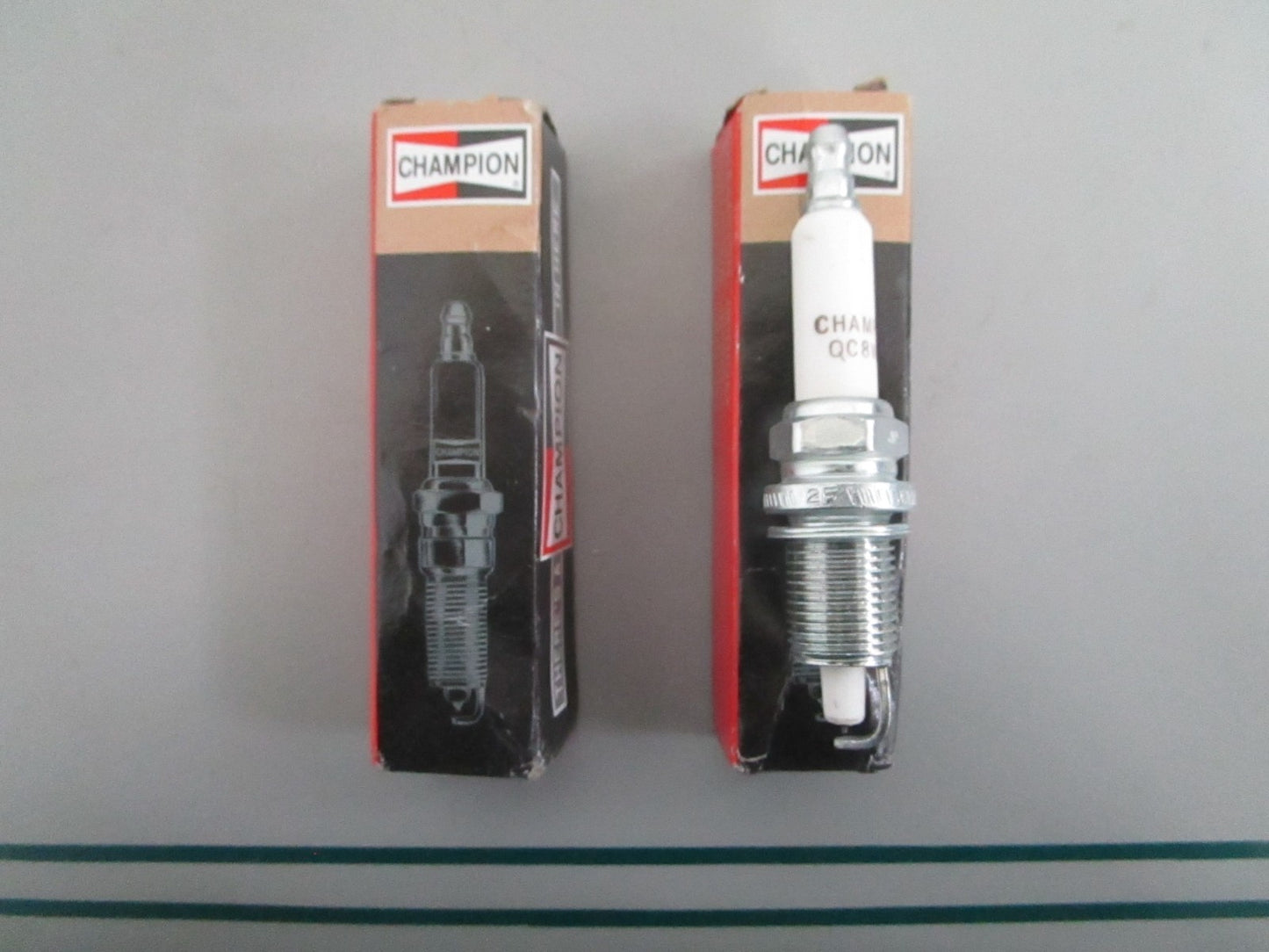 NEW OEM (LOT OF 2) QC8WEP Champion Spark Plug 0820