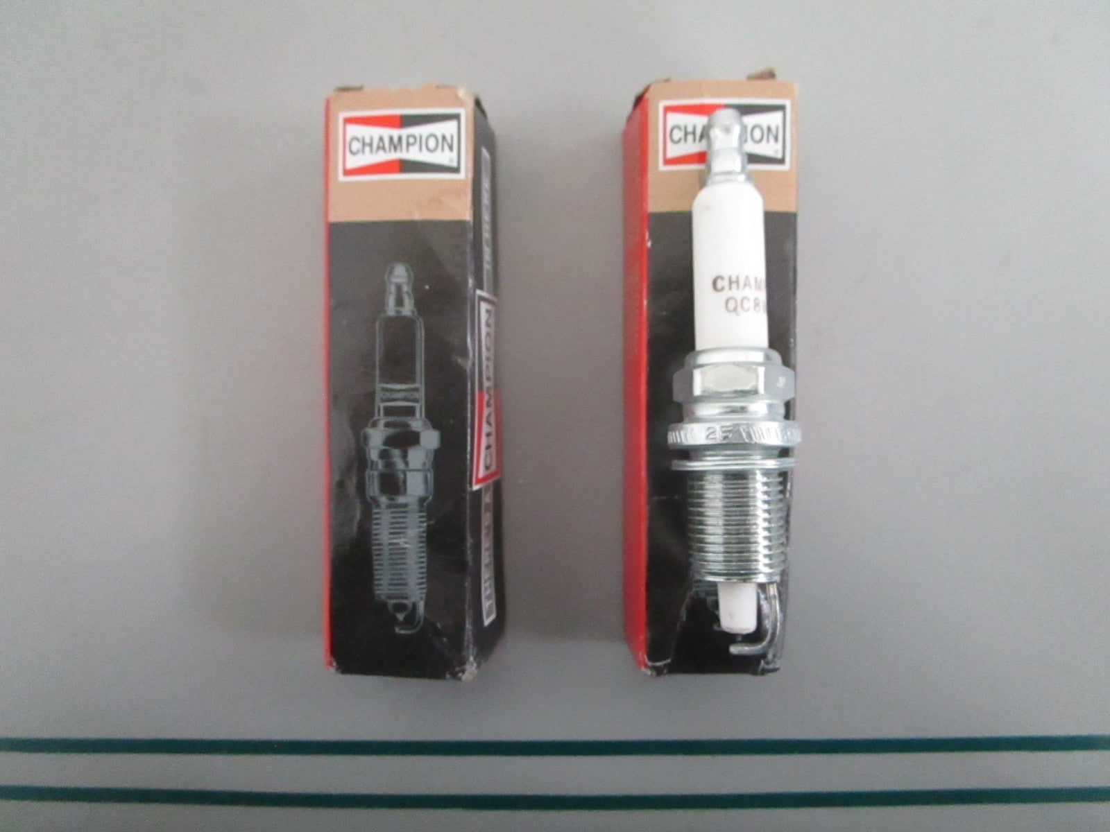 NEW OEM (LOT OF 2) QC8WEP Champion Spark Plug 0820