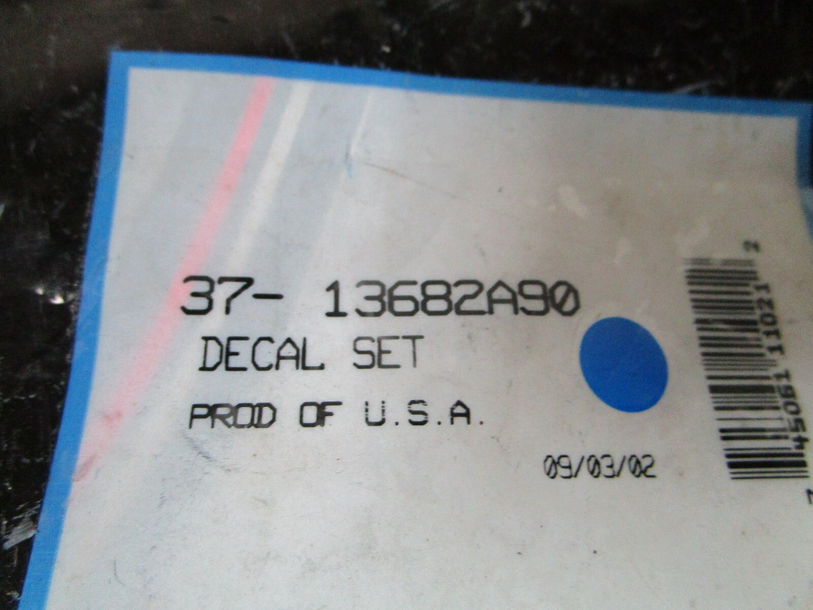 *NEW OEM* 0810 Mercury Quicksilver Decal Set 37-13682A90