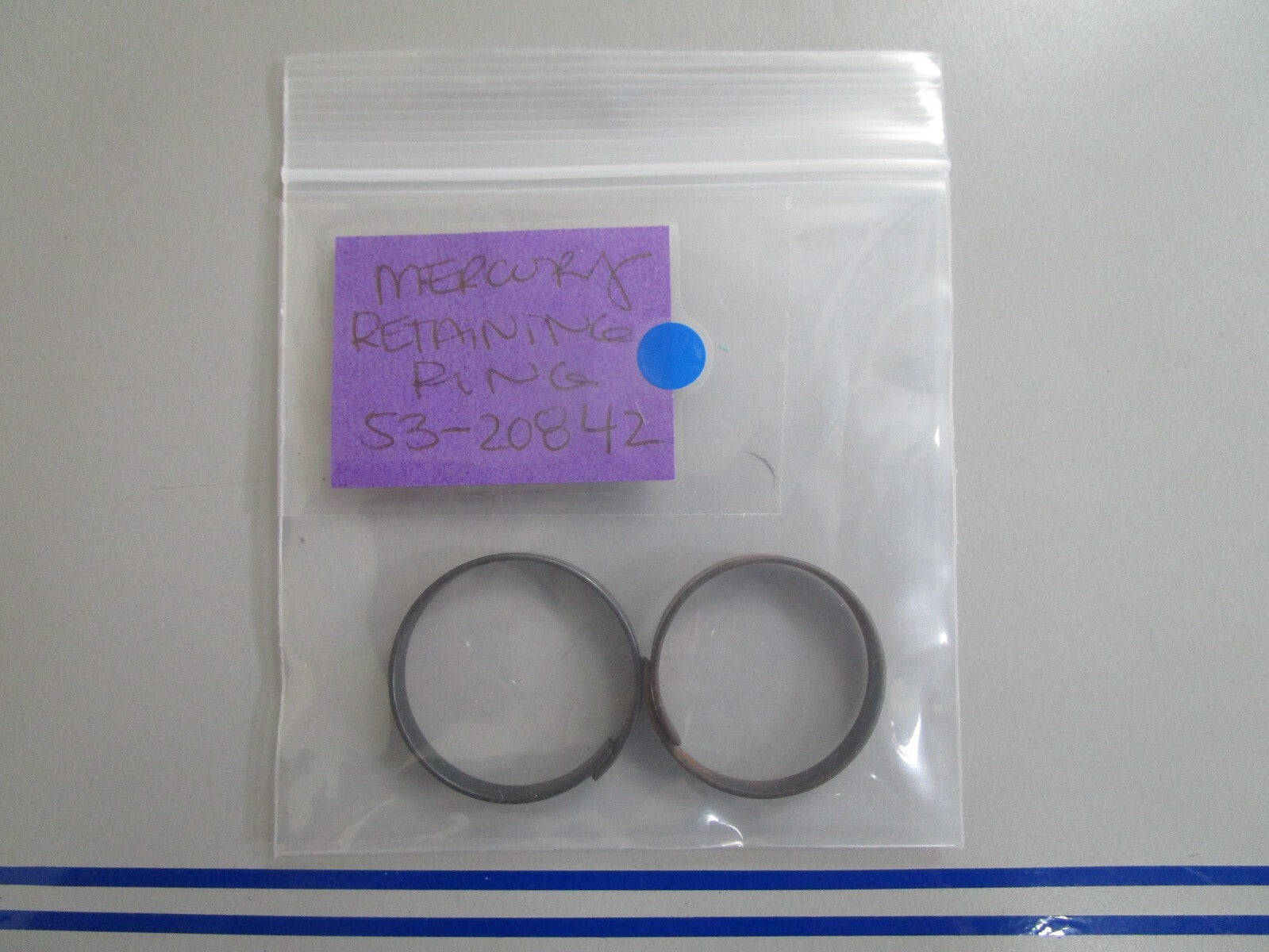 *NEW OEM* (LOT OF 2) 0810 Mercury Quicksilver Retaining Ring 53-20842