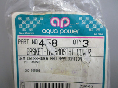 *NEW* 0810 Aqua Power Thermostat Cover Gasket 458