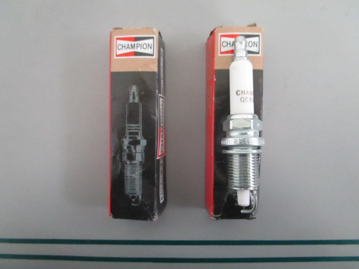 NEW OEM (LOT OF 2) QC8WEP Champion Spark Plug 0820