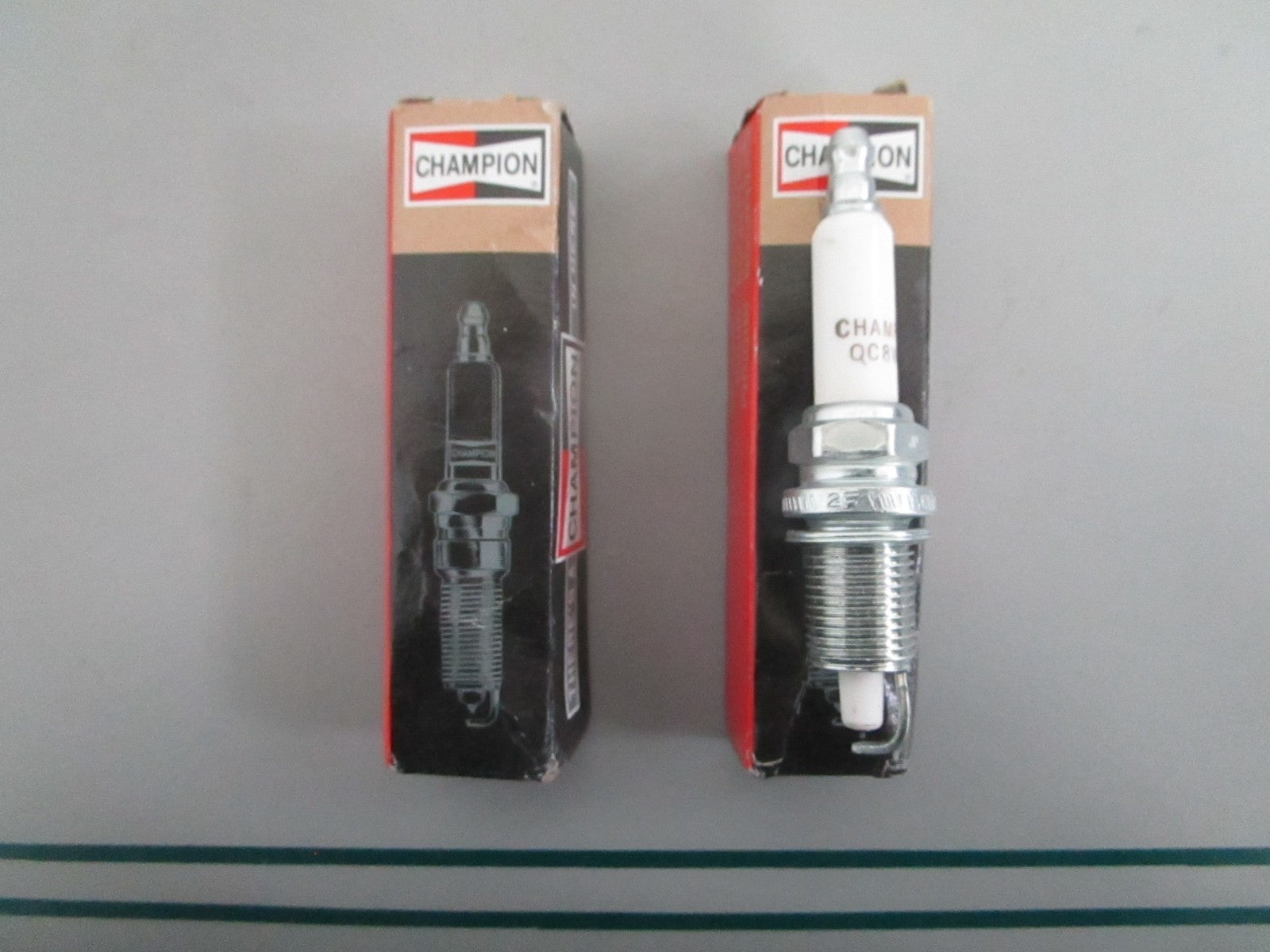 NEW OEM (LOT OF 2) QC8WEP Champion Spark Plug 0820