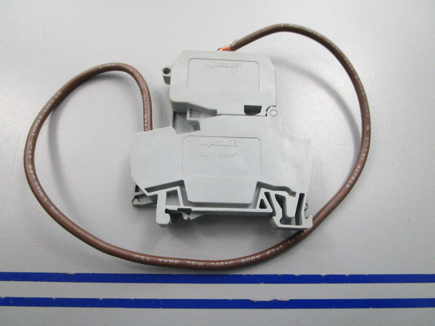 NEW OEM 281-611 WAGO Fuse Holder 0810
