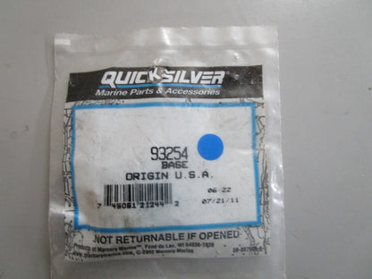 *NEW OEM* 0810 Mercury Quicksilver Base 93254