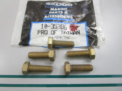 NEW OEM (LOT OF 5) 10-35386 Mercury Quicksilver Screw 0810