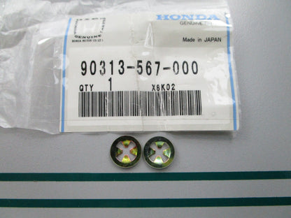 NEW OEM (LOT OF 2) 90313-567-000 Honda 3mm Speed Nut 0810