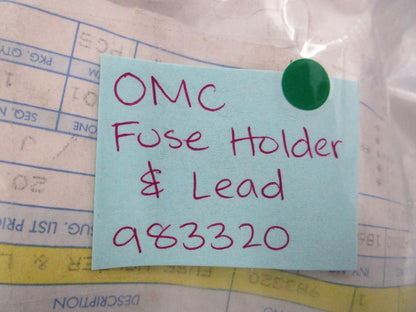 NEW OEM 983320 0983320 OMC Johnson Evinrude Fuse Holder & Lead 0810