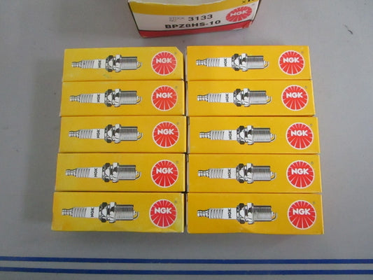 NEW OEM (LOT OF 10) BPZ8HS-10 NGK Spark Plug 0820