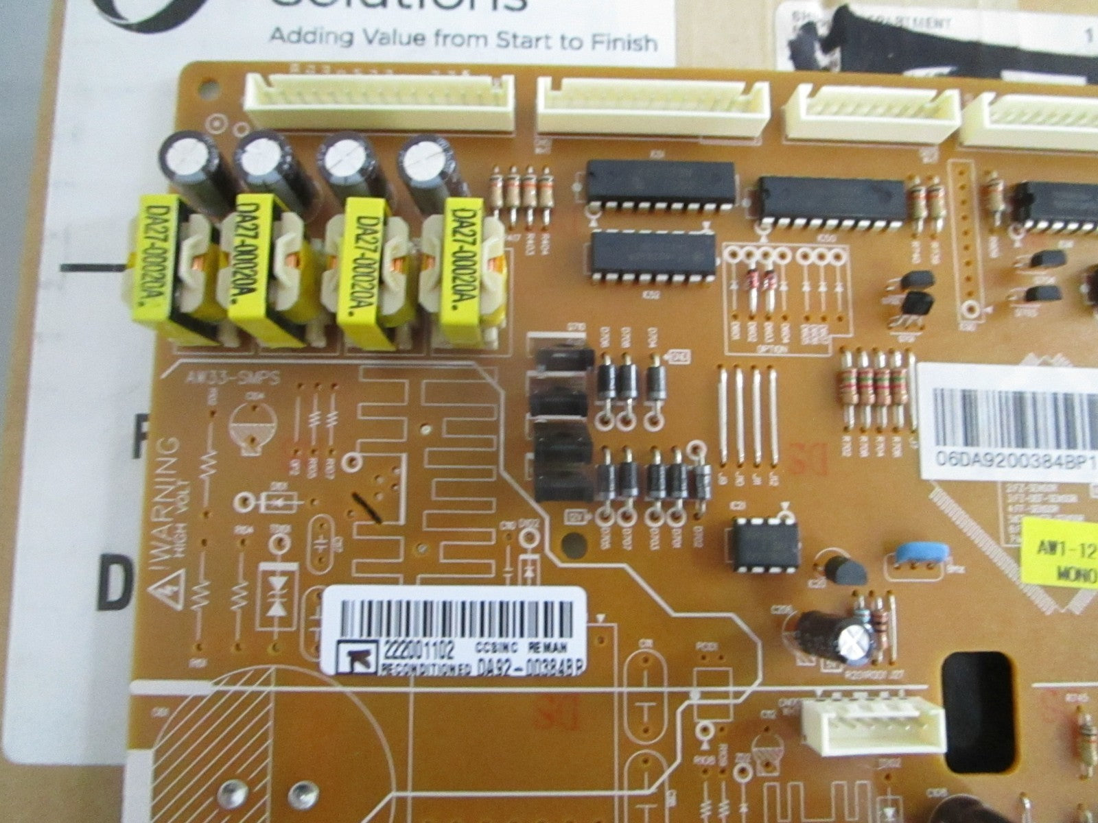 *NEW* 0820 CoreCentric Reman Refrigerator Control Board DA92-00384BR For Samsung