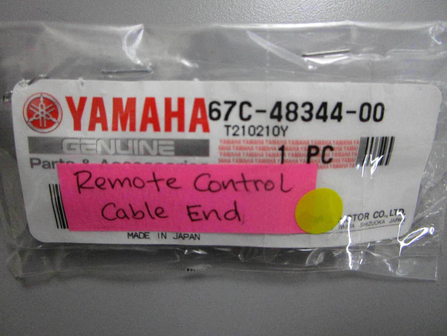 *NEW OEM* 0810 Yamaha Remote Control Cable End 67C-48344-00