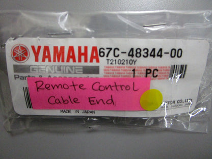 *NEW OEM* 0810 Yamaha Remote Control Cable End 67C-48344-00
