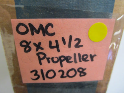*NEW OEM* 0820 OMC Johnson Evinrude 8×4½ Propeller 310208 0310208