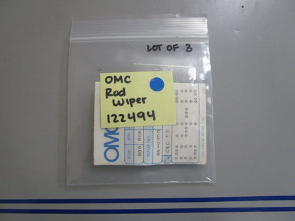*NEW OEM* (LOT OF 3) 0810 OMC Johnson Evinrude Rod Wiper 122494 0122494