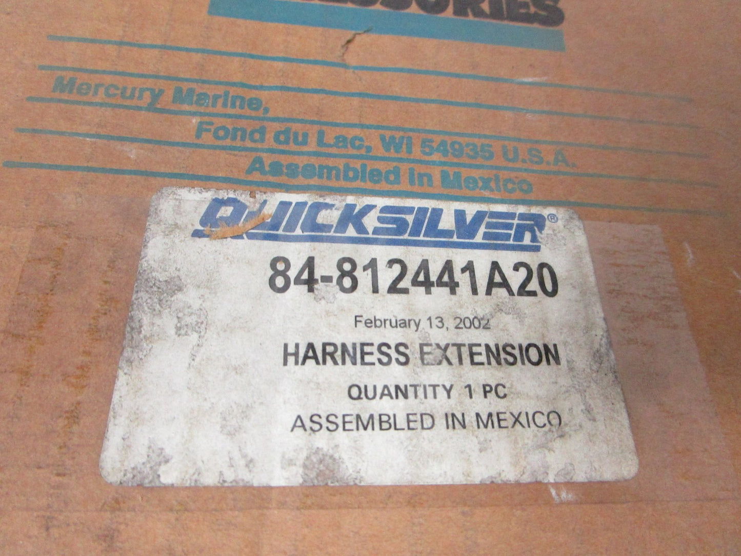 *NEW OEM* 0720 Mercury Mercruiser 9 Pin 20ft Extension Wire Harness 84-812441A20