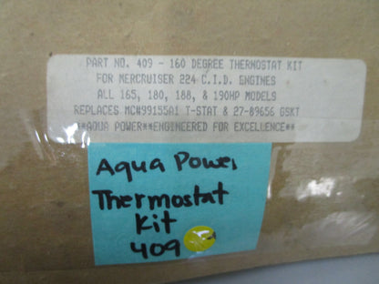 *NEW* 0810 Aqua Power Thermostat Kit 409 Replaces: Mercruiser 99155A1 27-89656
