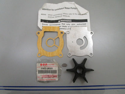 *NEW OEM* 0810 Suzuki Water Pump Kit 17400-96353