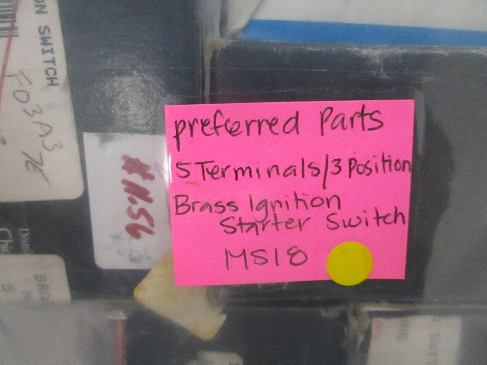 *NEW* 0810 Preferred Parts 5 Terminals/3 Position Ignition Starter Switch MS18