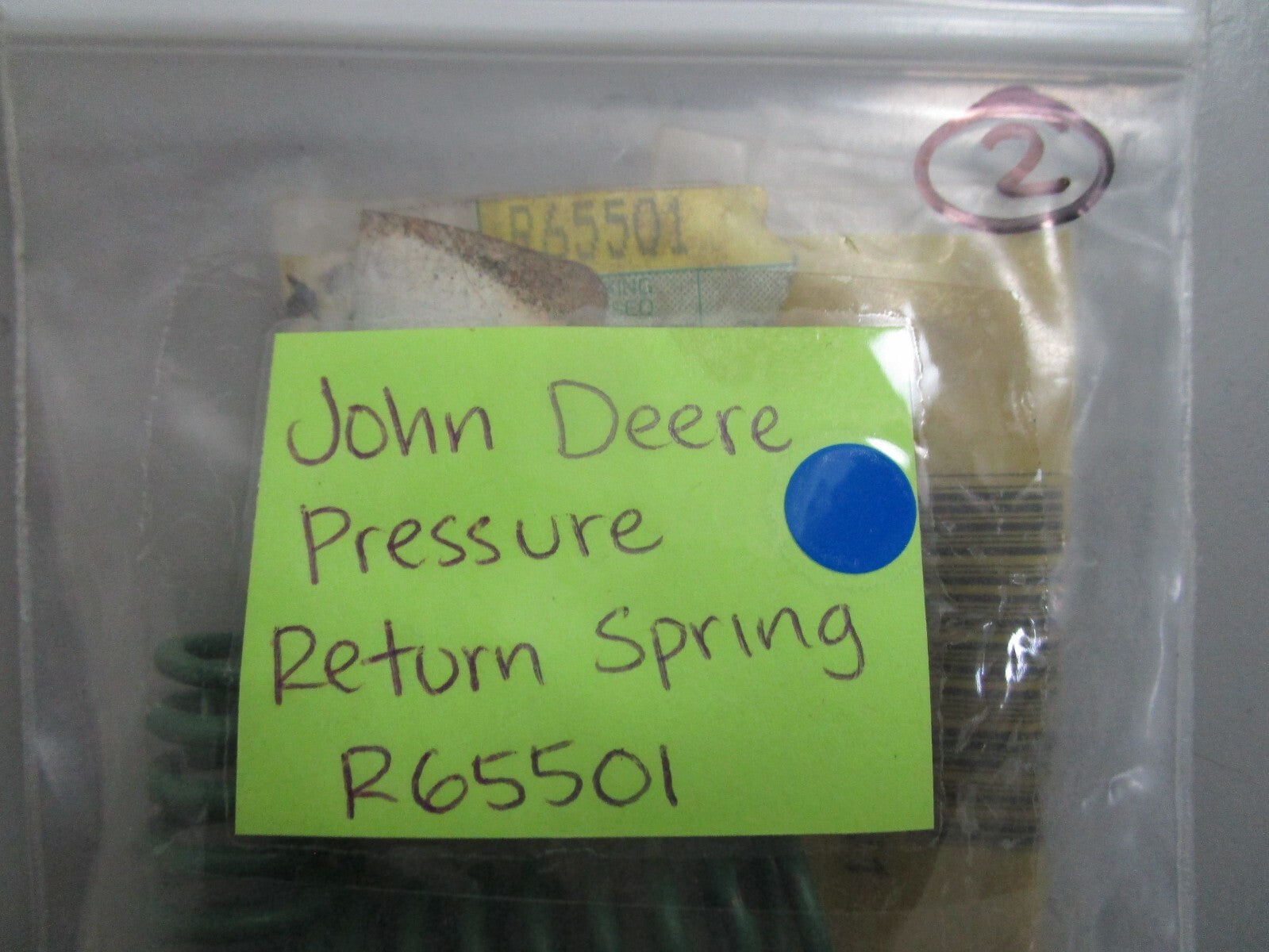 *NEW OEM* 0810 John Deere Pressure Return Spring R65501