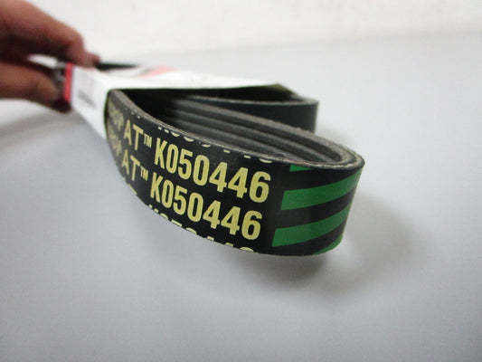 NEW K050446 Gates Micro-V Green Stripe 21/32" x 45 ⅛" Serpentine Belt 0720