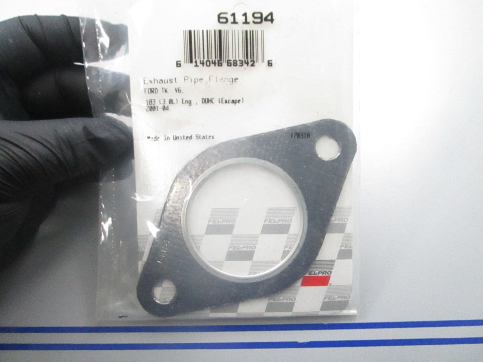 *NEW* 0810 Fel-Pro Exhaust Pipe Flange Gasket 61194