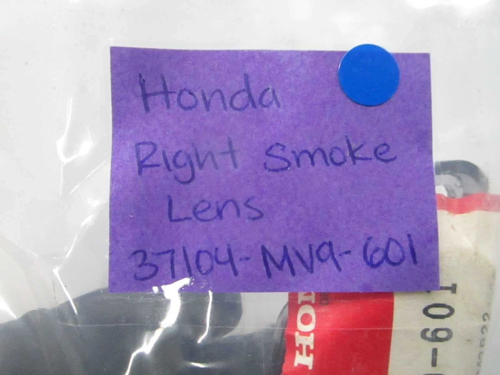 *NEW OEM* 0810 Honda Right Smoke Lens 37104-MV9-601