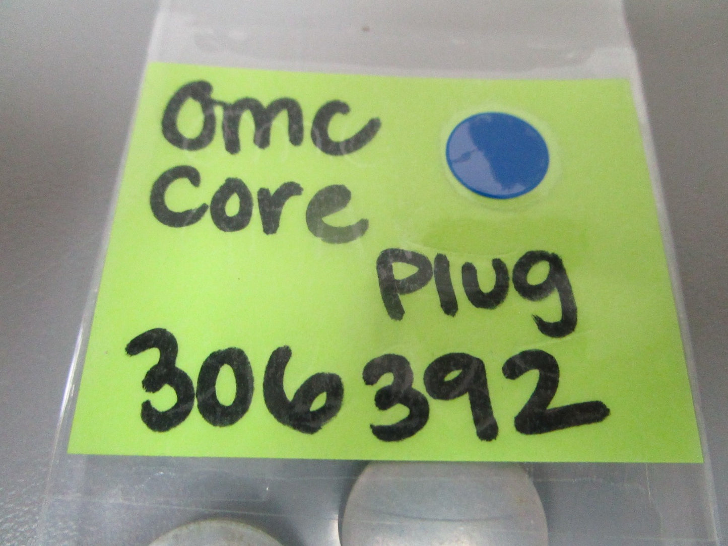 NEW OEM (LOT OF 2) 306392 0306392 OMC Johnson Evinrude Core Plug 0810