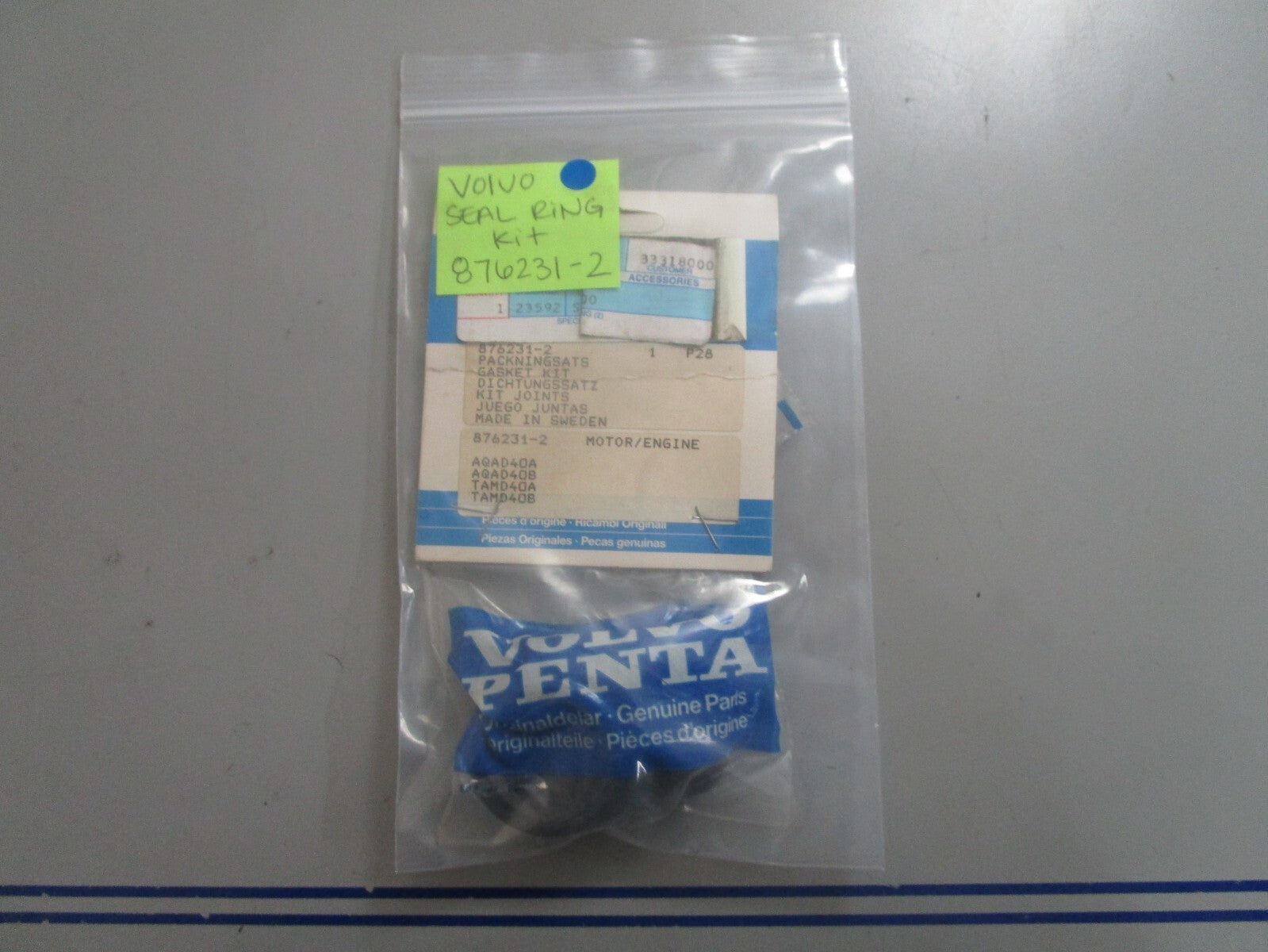 *NEW OEM* 0810 Volvo Penta Seal Ring Kit 876231-2