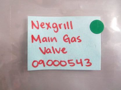 NEW OEM 09000543 Nexgrill Main Gas Valve 0820
