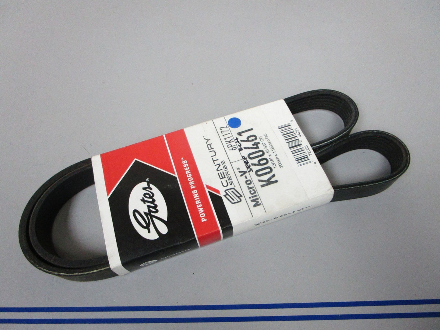 NEW K060461 Gates Micro-V 13/16" x 46 ⅝" Serpentine Belt 0720