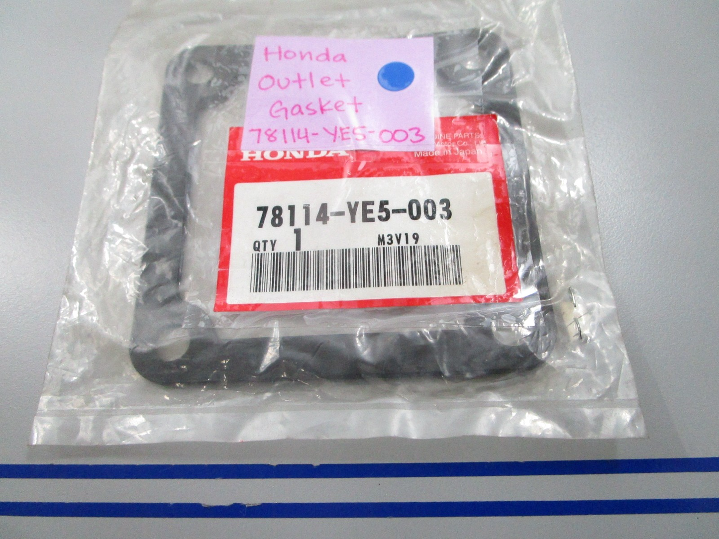 *NEW OEM* 0810 Honda Outlet Gasket 78114-YE5-003