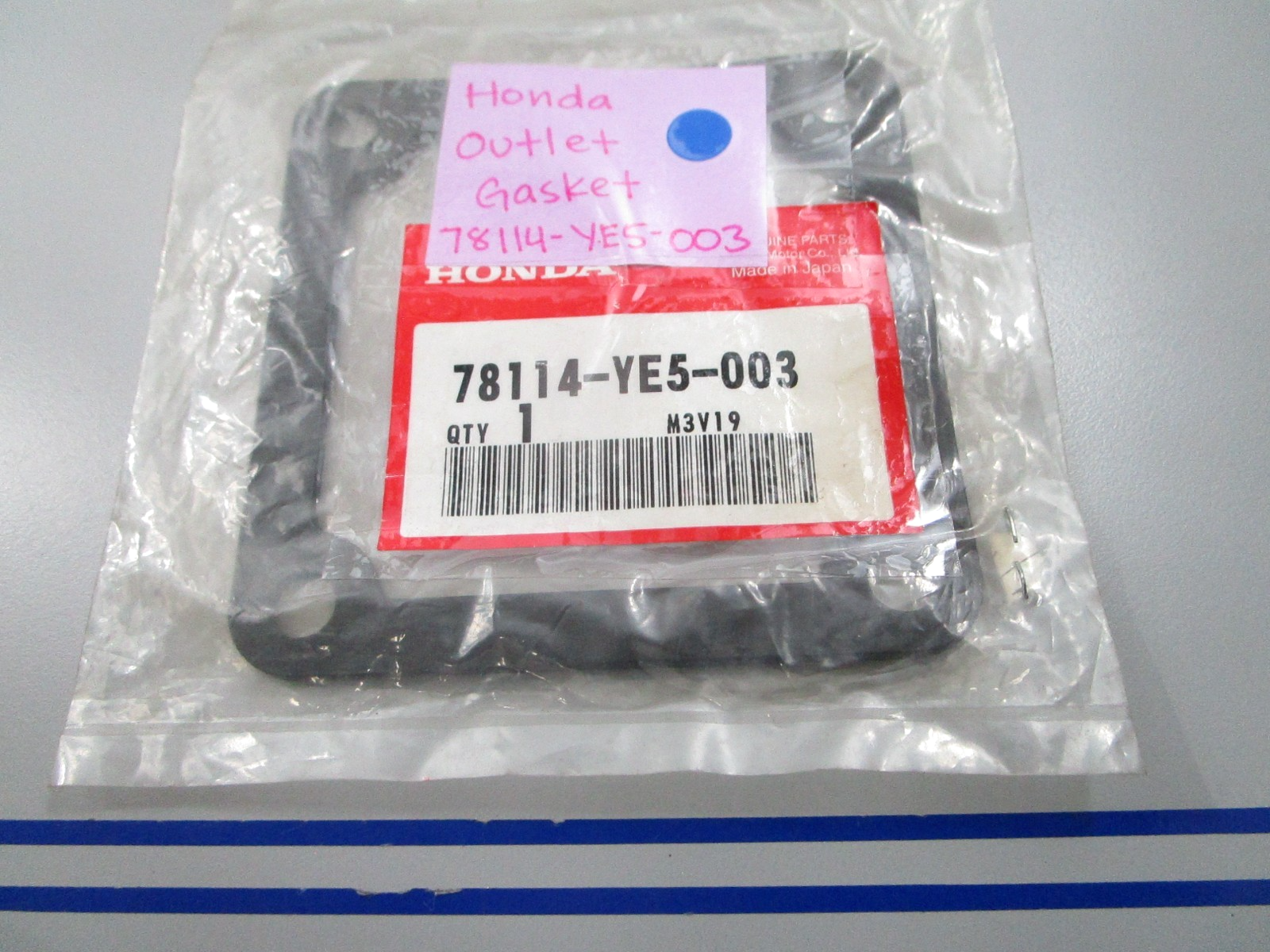 *NEW OEM* 0810 Honda Outlet Gasket 78114-YE5-003