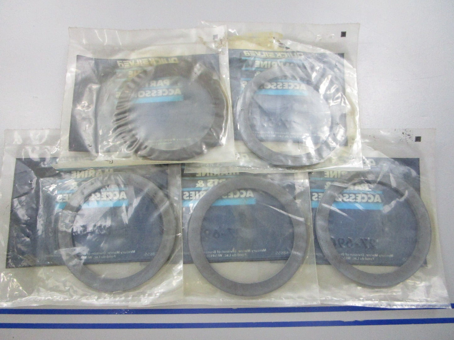 NEW OEM (LOT OF 5) 27-69620 Mercury Quicksilver Gasket 0810