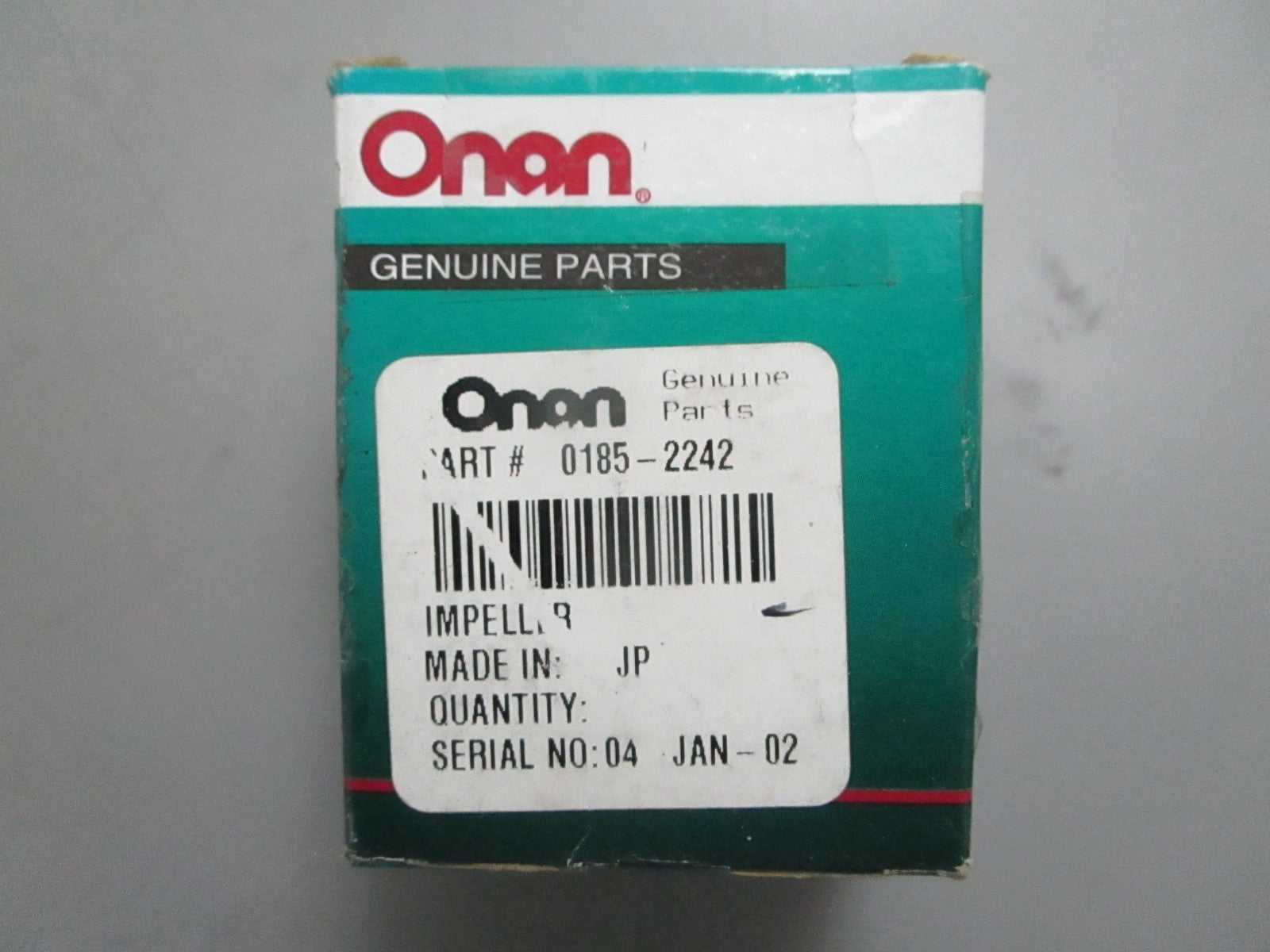 *NEW OEM* 0820 Onan Impeller 0185-2242