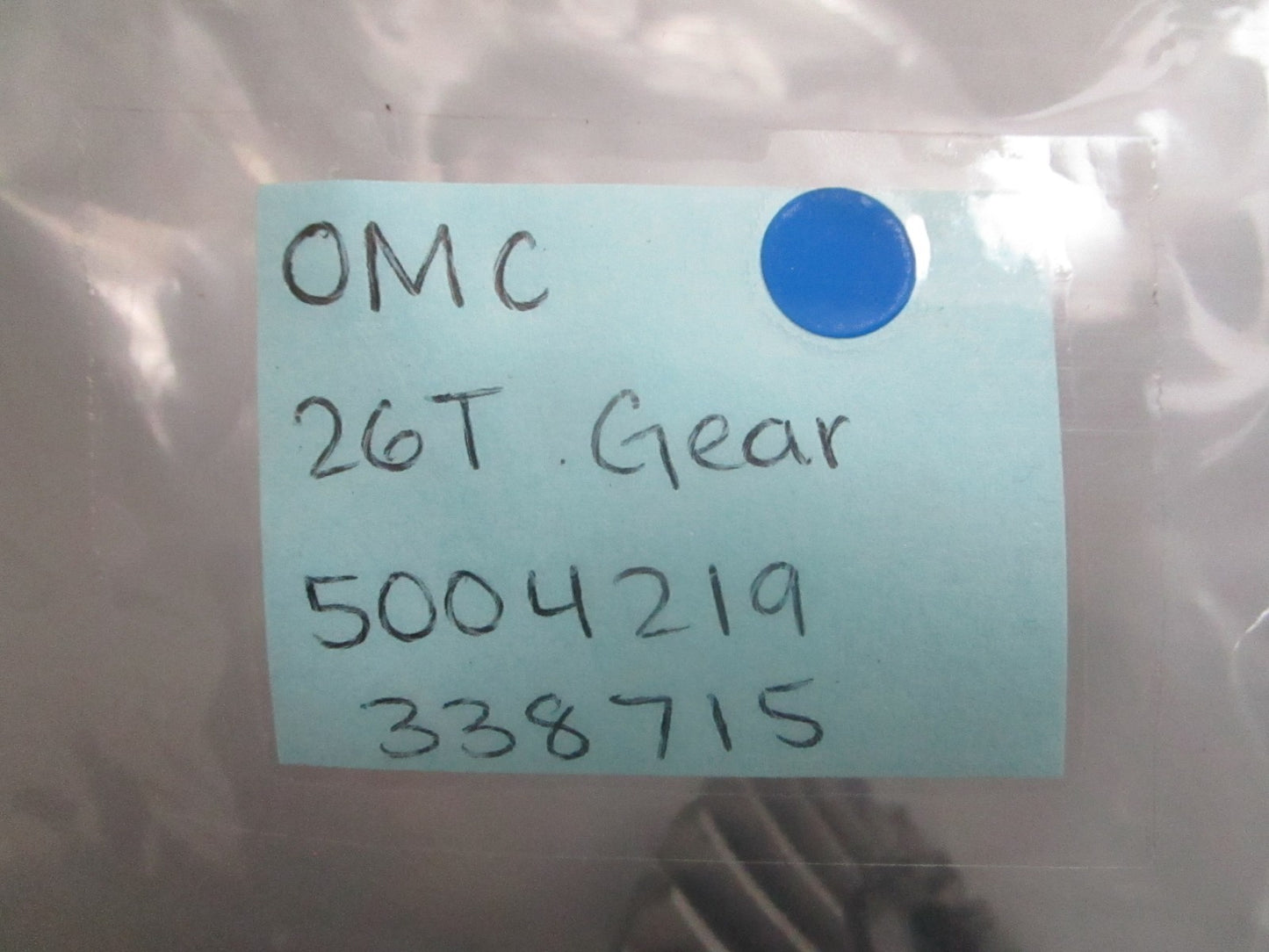 *NEW OEM* 0820 OMC Johnson Evinrude 26T Gear 5004219 338715