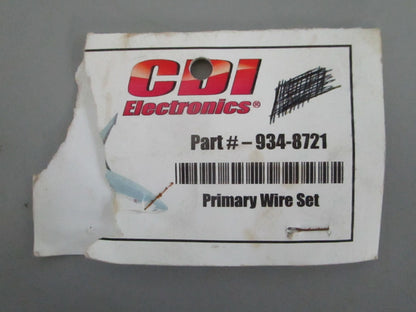 *NEW* 0820 CDI Electronics Primary Wire Set 934-8721