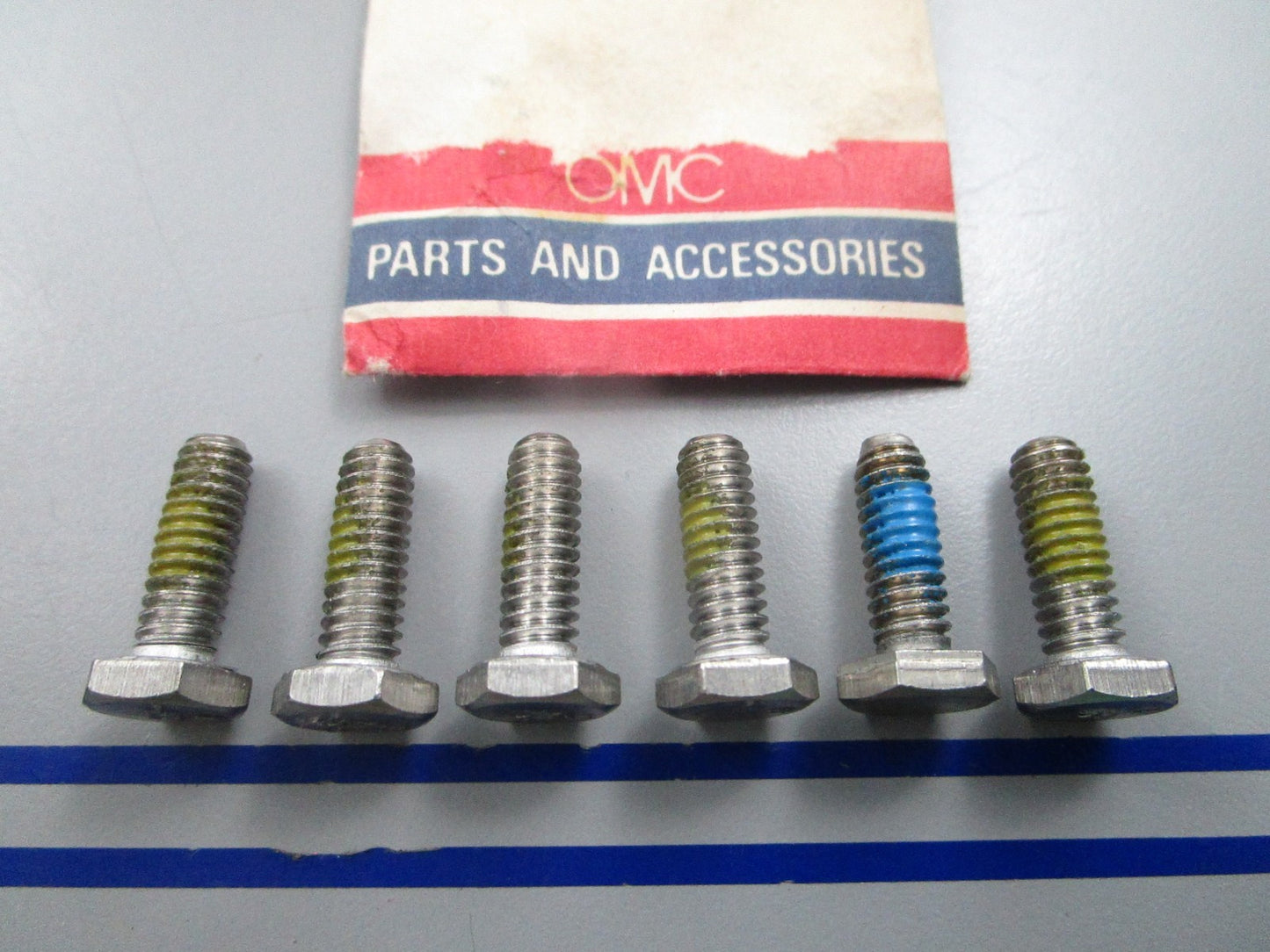 NEW OEM (LOT OF 6) 123290 0123290 OMC Johnson Evinrude Screw 0810