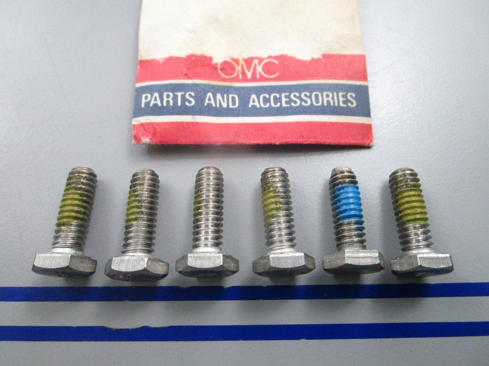NEW OEM (LOT OF 6) 123290 0123290 OMC Johnson Evinrude Screw 0810