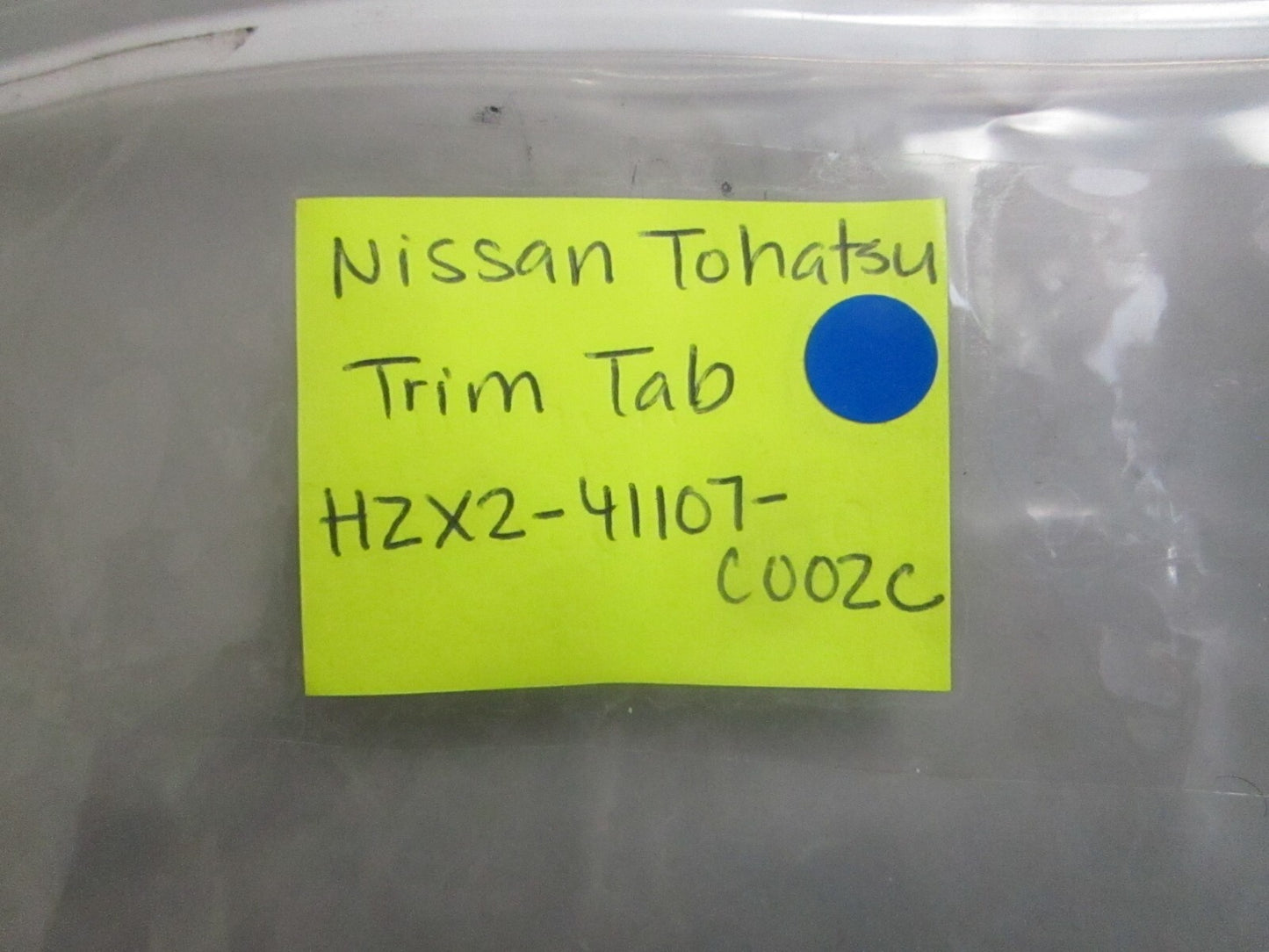 *NEW OEM* 0810 Nissan Tohatsu Trim Tab HZX2-41107-C002C