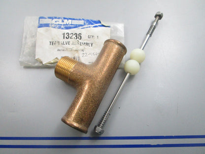 NEW GLM 13236 Replaces: 22-98477A2 Tee Valve Assembly 0810