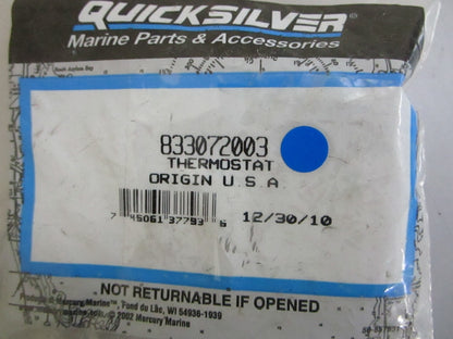 *NEW OEM* 0820 Mercury Quicksilver Thermostat 833072003