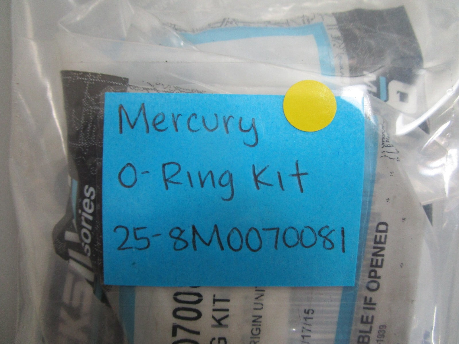 *NEW OEM* 0810 Mercury Quicksilver O-Ring Kit 25-8M0070081