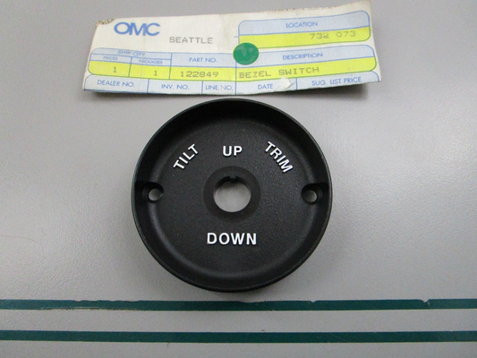 NEW OEM 122849 0122849 OMC Johnson Evinrude Bezel 0810
