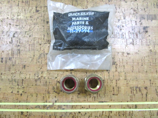 *NEW OEM* (LOT OF 2) 0750 Mercury Quicksilver PROP NUT 11-29594