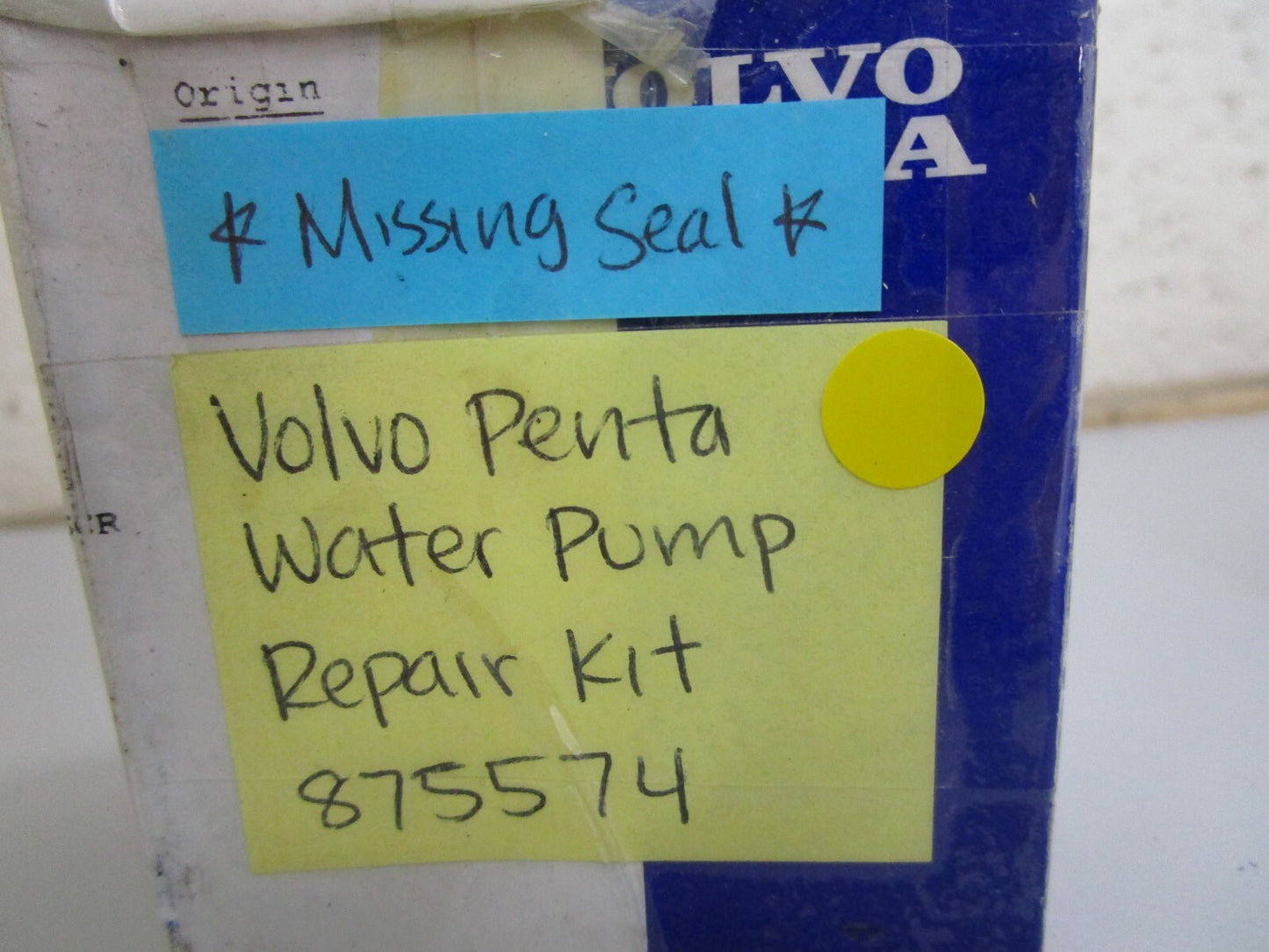 *NEW OEM* 0820 Volvo Penta Water Pump Repair Kit 875574