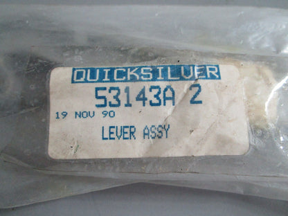 NEW OEM 53143A2 Mercury Quicksilver Lever Assy 0820