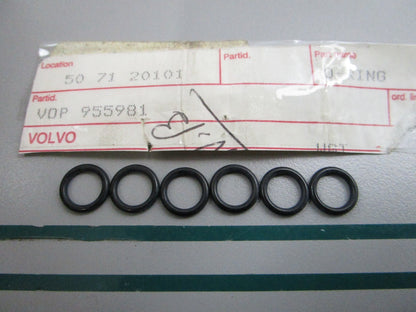NEW OEM (LOT OF 6) 955981 Volvo Penta O-Ring 0810