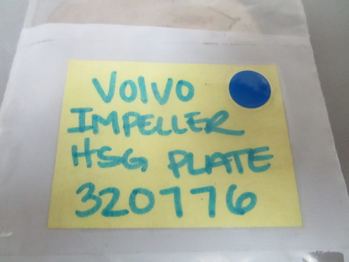 *NEW OEM* 0810 Volvo Penta Impeller Housing Plate 320776